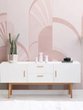 Roz Art Deco Print Arches Wallpaper Mural