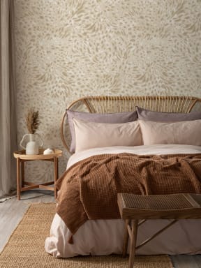 Neutral Abstract Pattern Art Mural For Modern Spaces