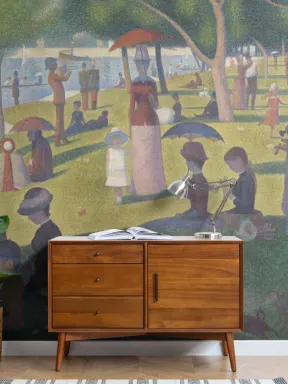Fototapete Ein Sonntagnachmittag auf der Insel La Grande Jatte