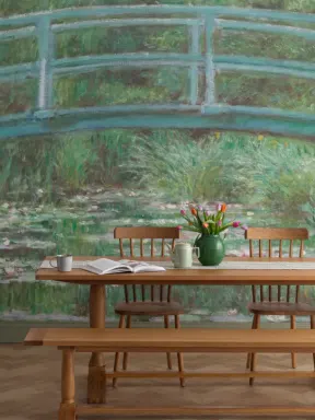 Monet Lily Pond maalaus Art Taide kuvatapetti