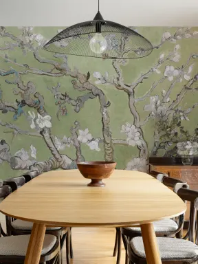 Grønn mandelblomst av Vincent Van Gogh veggmaleri