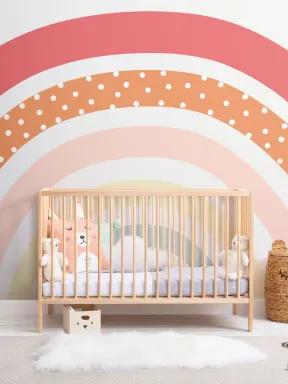 Nursery Rainbow seinämaalaus tapetti