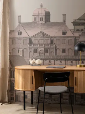 Gravure architecturale classique Murale Blueprint Design par Jan Matthysz et Pieter Jansz Post