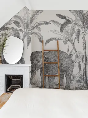 Loxodonta Vintage Explorer Wallpaper Mural