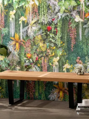 Vertical Garden Floral Wallpaper Mural