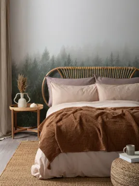 Crisp Pines Forest Wallpaper Mural