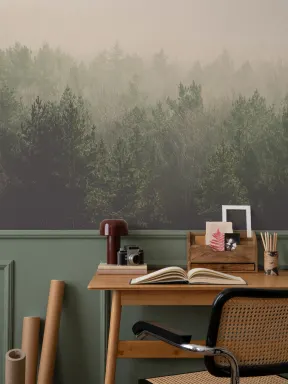 Papier Peint Panoramique au Milieu de la Brume