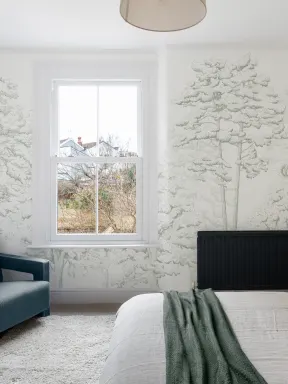 Illustrated Forest Wallpaper Mural