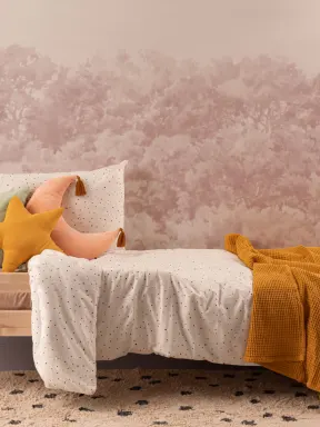 Pink Buttonwood Trees Forest Wall Mural