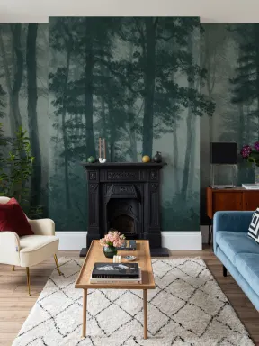 Papier peint panoramique Dark Forest Enchanted Nature