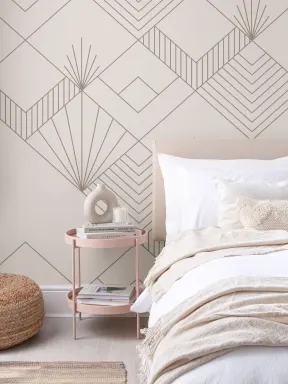 Zelda Art Deco Wallpaper Mural