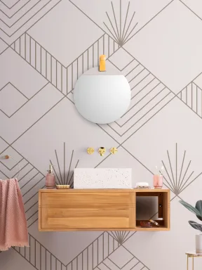 Zelda Art Deco Wallpaper Mural