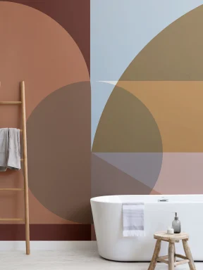Multicolor Geometric Modern Abstract Wall Mural