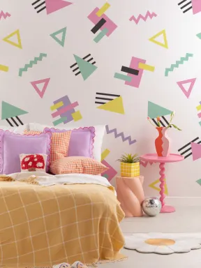 Geometric 90s Wallpaper Mural