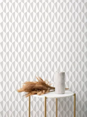 Scandinavian Geometric Print Repeat Pattern Wallpaper