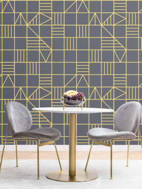 Grid Classic Triangles Wallpaper Mural