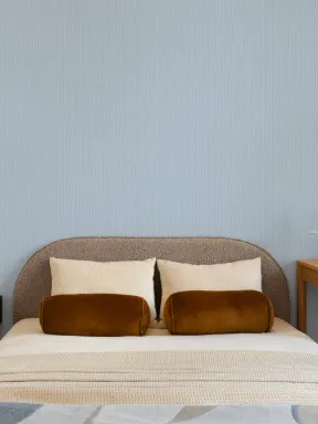 Blue Minimalist Texture Mural For Serene Relaxation Spaces