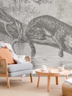 The Lazy River Vintage Explorer Wallpaper Mural