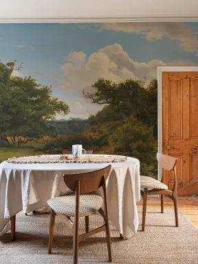 Classic Countryside Landscape Wall Mural Doe Glade by P. C. Skovgaard