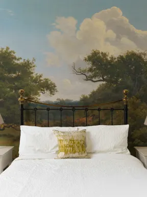 Classic Countryside Landscape Wall Mural Doe Glade by P. C. Skovgaard