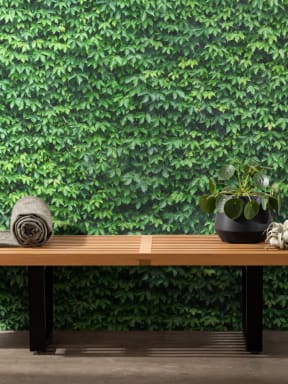 Wall of Green Ivy Wallpaper Mural