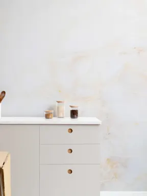 White & Gold Marble Wallpaper Mural