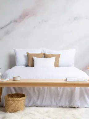 Soft Pastel Pink Marble Wallpaper Mural