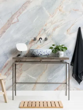 Bronze Cracked Marble Wallpaper Mural