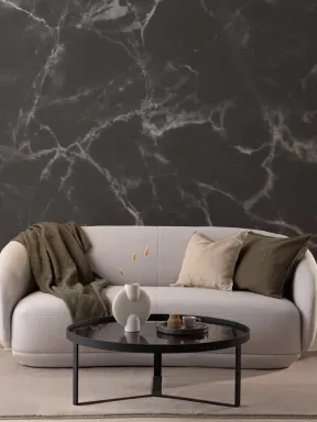 Black Marble Wallpaper Mural