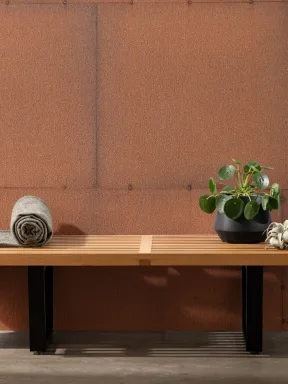 Weathered Steel Wallpaper Mural