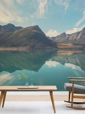 Norwegian Fjord Wallpaper Mural