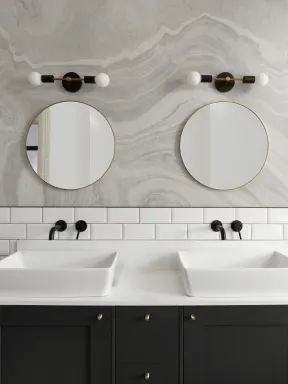 Marbled Gray Stone Effect Wallpaper Mural