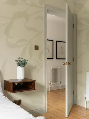 Green Olive Tree Branch Mural