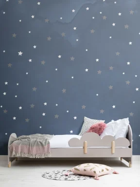 Mural Papel Pintado Ilustrado con Cielo Estrellado