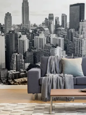 Papier Peint Panoramique Hauteurs de Manhattan