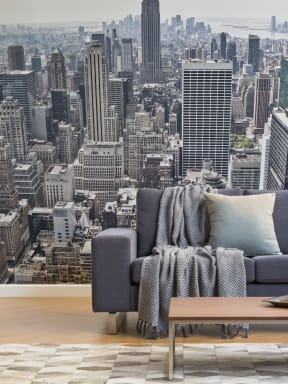 Aerial New York Wallpaper Mural