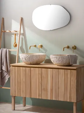 Natural Green Dip Dye Wallpaper Mural