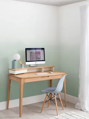 Natuurgroen Dip Dye Behang Muurschildering
