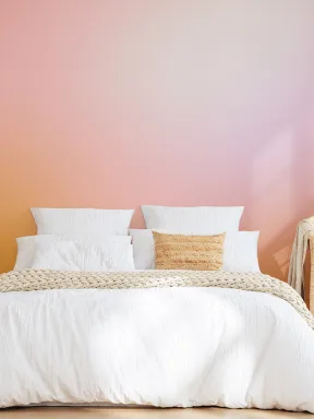 Orange and Pink Ombre Wallpaper Mural