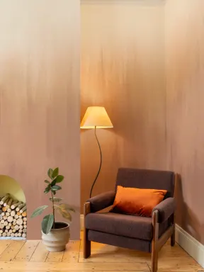 Lämmin ombre moderni kuvioitu abstrakti kuvatapetti