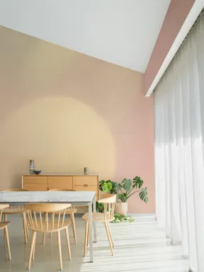 Sanfte abstrakte Pastell-Fototapete in Blush für eine ruhige Atmosphäre