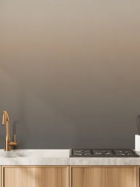 Papier peint panoramique ombré minimaliste beige pour des espaces apaisants