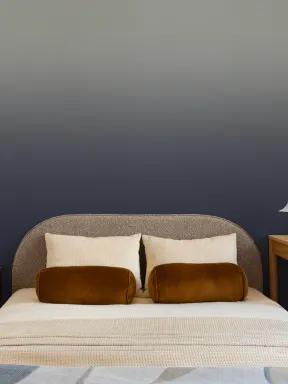 Navy Ombre Gradient Calm Modern Wall Mural
