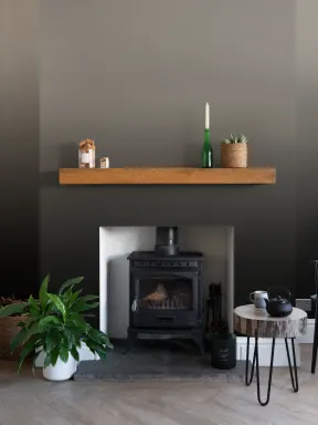Papier peint panoramique moderne à dégradé ombré charbon pour une touche de sophistication