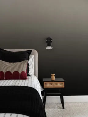 Charcoal Modern Ombre Gradient Wall Mural For Sophistication