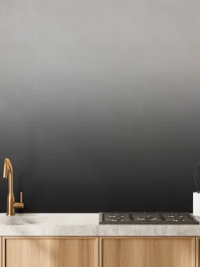 Papier peint panoramique effet noir minimaliste dégradé anthracite