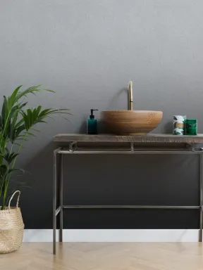 Charcoal Gradient Minimalist Noir Effect Wallpaper Mural