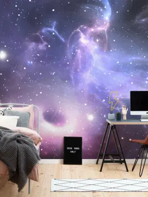 Fototapete Helle Galaxie