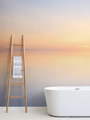 Fototapete Nebel bei Sonnenuntergang
