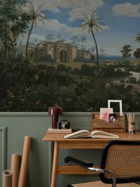Frans Post Landskapsmaleri fototapet